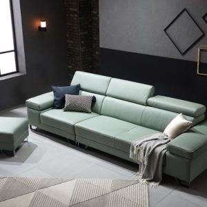 Alternative view of Mẫu sofa giả da Malaysia hiện đại HNS06