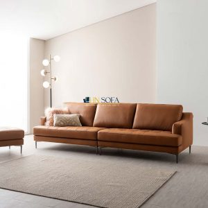 Alternative view of Sofa văng da bò Ý HNS99 bền bỉ cùng năm tháng