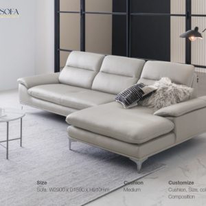 Mẫu sofa văng hiện đại da Nhật Bản HNS23