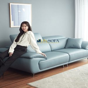 Mẫu sofa văng 2 chỗ da Hàn Quốc HNS29