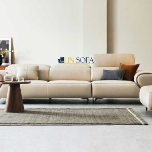 Mẫu sofa băng hiện đại bọc da công nghiệp cao cấp của Ý HNS37