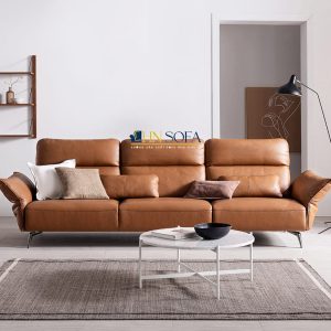 Mẫu sofa văng da 3 chỗ giả da Microfiber HNS39