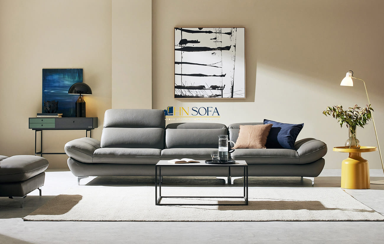 Mẫu ghế sofa bọc văng da Malaysia HNS48