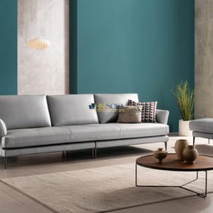 Alternative view of Mẫu sofa văng 3 chỗ bọc da Anh Quốc HNS54