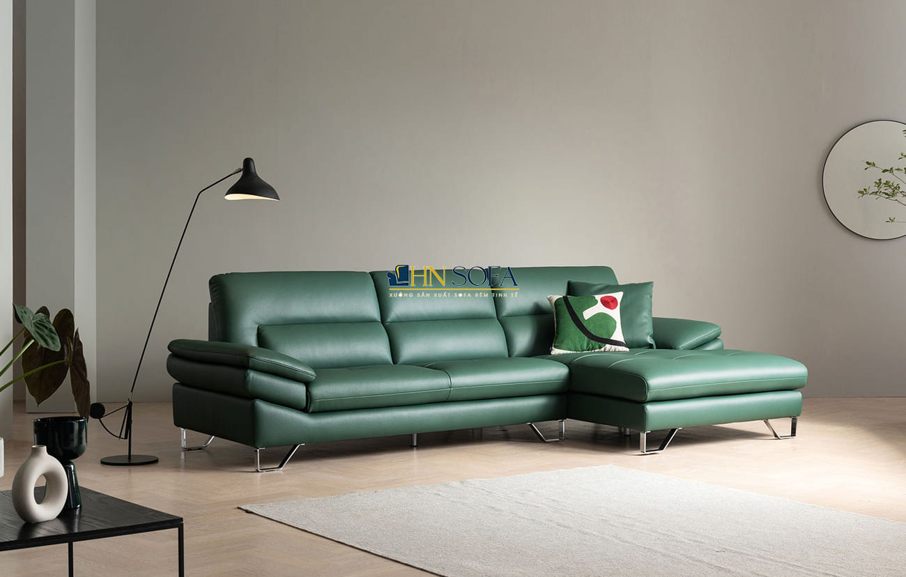Sofa góc L giả da Malaysia HNS67 - Cá tính và độc đáo