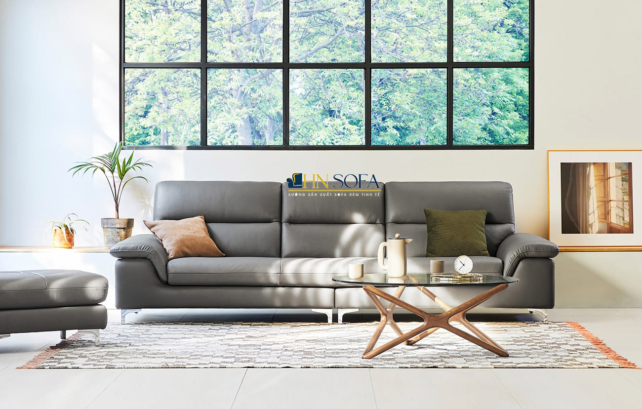 Trải nghiệm không gian quý phái và khoáng đạt cùng sofa văng HNS74 - Ảnh 7