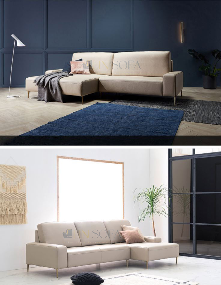 Mẫu sofa nỉ Hàn Quốc HNSN02 hiện đại và trẻ trung cho phòng khách chung cư - Ảnh 6