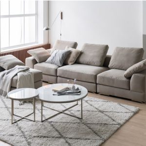 Alternative view of Sofa văng nỉ Hàn cao cấp HNSN10 thanh lịch thời thượng