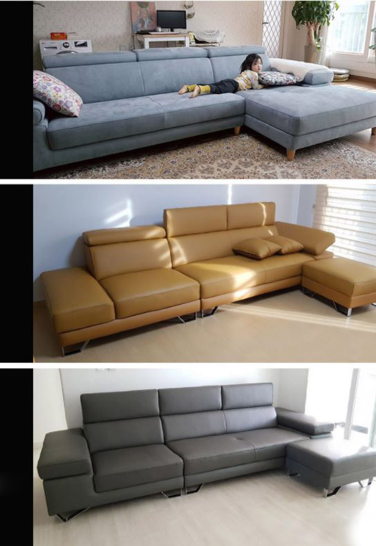 Mẫu sofa giả da Malaysia hiện đại HNS06 - Ảnh 14