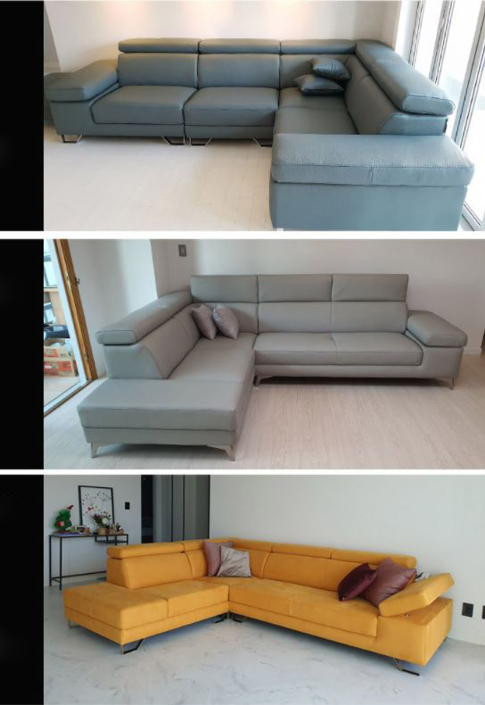 Mẫu sofa giả da Malaysia hiện đại HNS06 - Ảnh 13