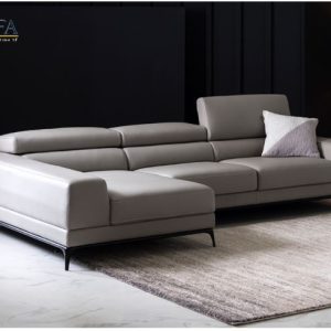 Sofa góc L hiện đại da Microfiber HNS21