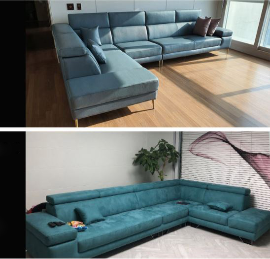 Mẫu sofa giả da Malaysia hiện đại HNS06 - Ảnh 12