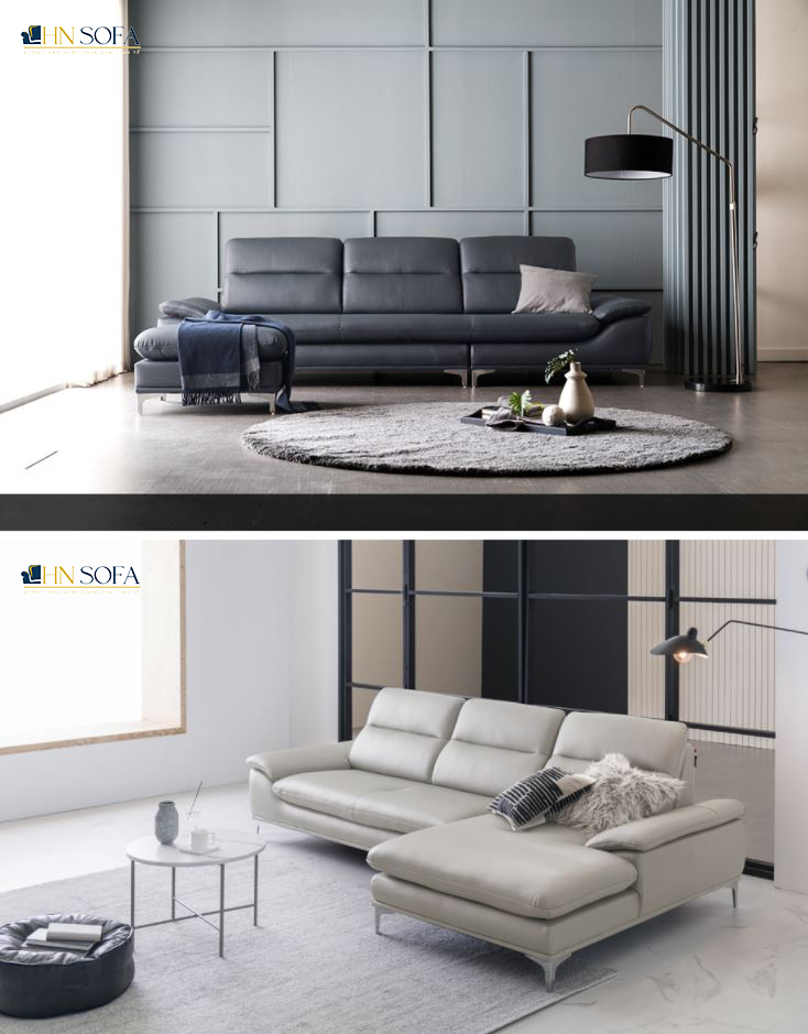 Mẫu sofa văng hiện đại da Nhật Bản HNS23 - Ảnh 18