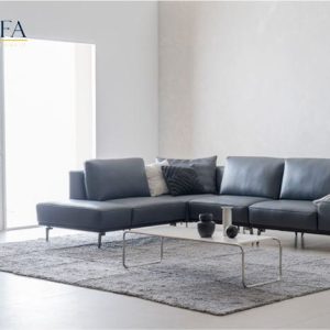 Alternative view of Sofa may đo đa phong cách góc giả da Microfiber sang trọng HNS22