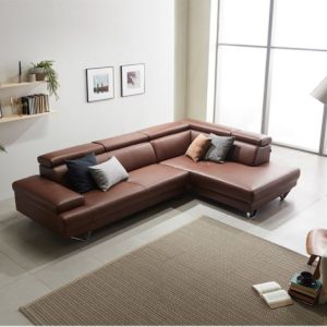 Mẫu sofa góc L da Anh Quốc HNS24