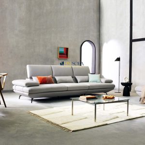 Alternative view of Sofa văng hiện đại da Hàn cao cấp HNS35