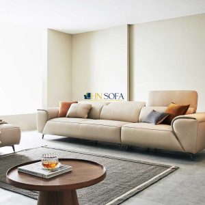 Alternative view of Mẫu sofa băng hiện đại bọc da công nghiệp cao cấp của Ý HNS37