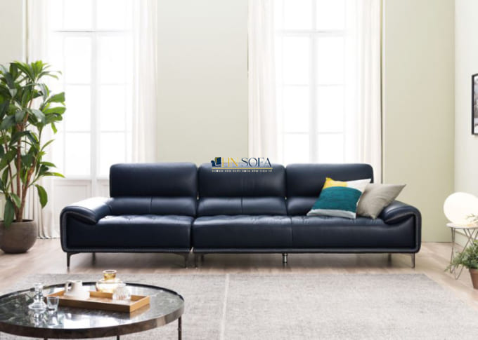 Mẫu sofa tân cổ điển bọc da Anh Quốc HNS47 - Ảnh 6