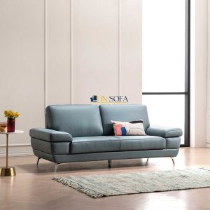Alternative view of Mẫu sofa văng đôi da Malaysia HNS56