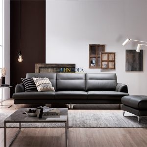 Alternative view of Sofa văng da Microfiber 3 chỗ ngồi HNS68 thiết kế nhỏ gọn, tiện ích