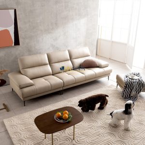 Alternative view of Sofa văng cao cda bò Brazil HNS90 - Vẻ đẹp của sự lịch lãm