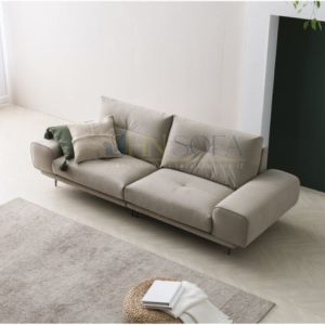 Mẫu sofa nỉ 2 chỗ HNSN05 cho phòng khách hiện đại
