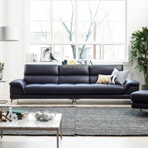 Giải pháp lý tưởng cho không gian nhỏ với mẫu Sofa văng HNS98 từ da bò Ý