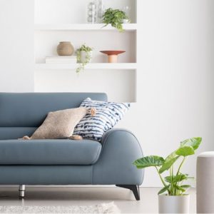 Alternative view of Sofa hiện đại góc L da Hàn đẹp HNS16