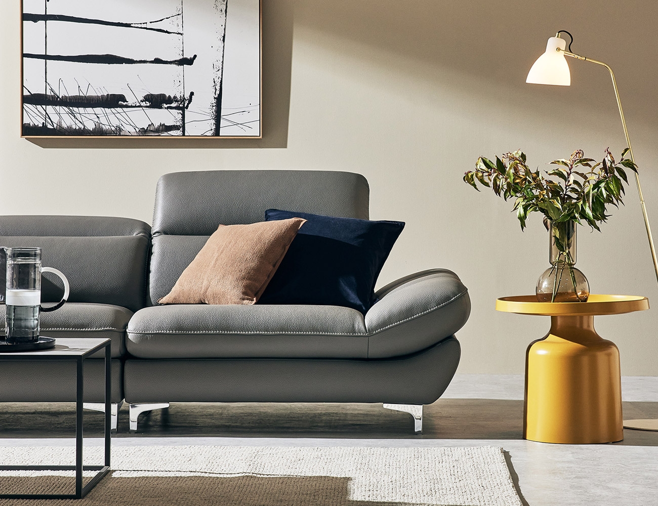 Mẫu ghế sofa bọc văng da Malaysia HNS48 - Ảnh 4