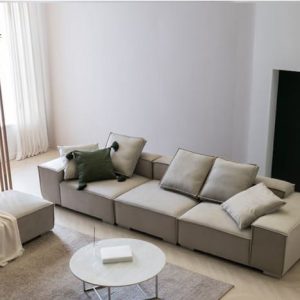 Sofa văng nỉ hiện đại HNSN03 thiết kế linh hoạt mọi không gian