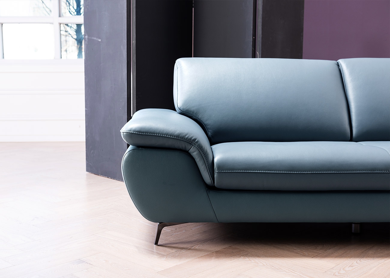 Sofa văng 4 chỗ ngồi da Anh Quốc HNS97 - Đẳng cấp vượt thời gian - Ảnh 5