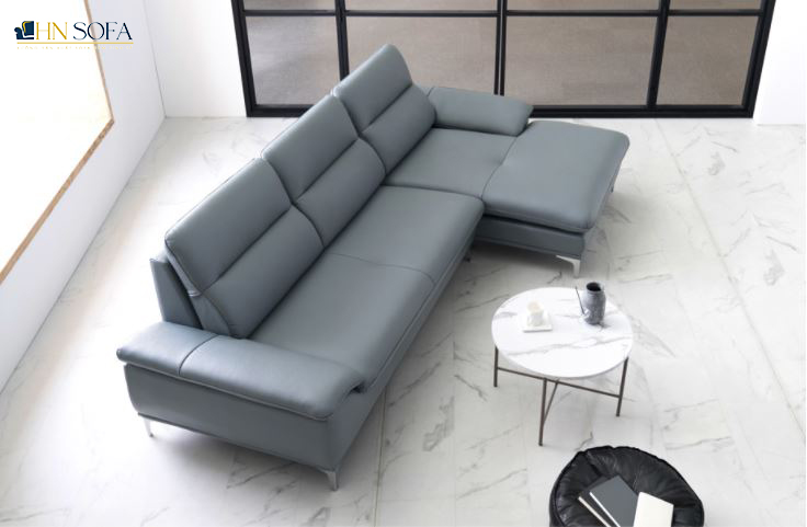 Mẫu sofa văng hiện đại da Nhật Bản HNS23 - Ảnh 3