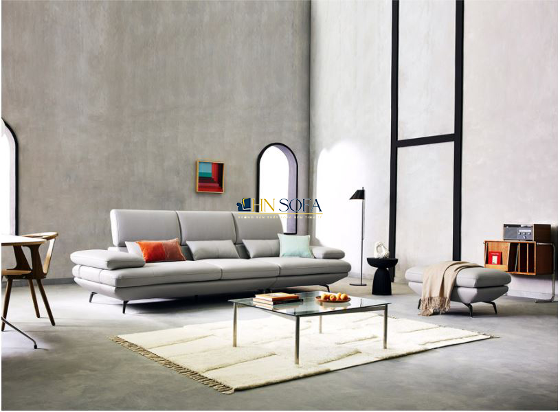Sofa văng hiện đại da Hàn cao cấp HNS35