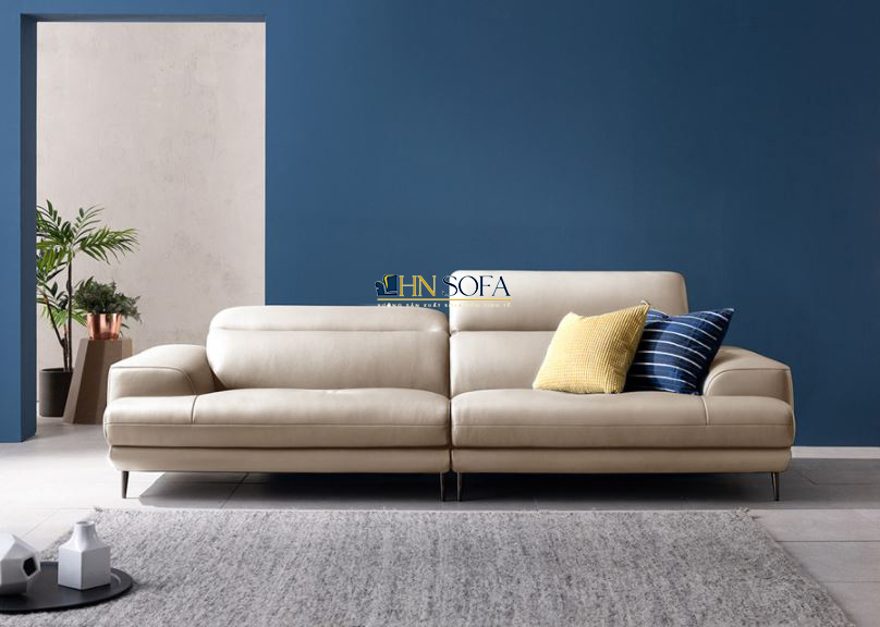 Mẫu sofa văng 2 chỗ da Microfiber nhập khẩu HNS42