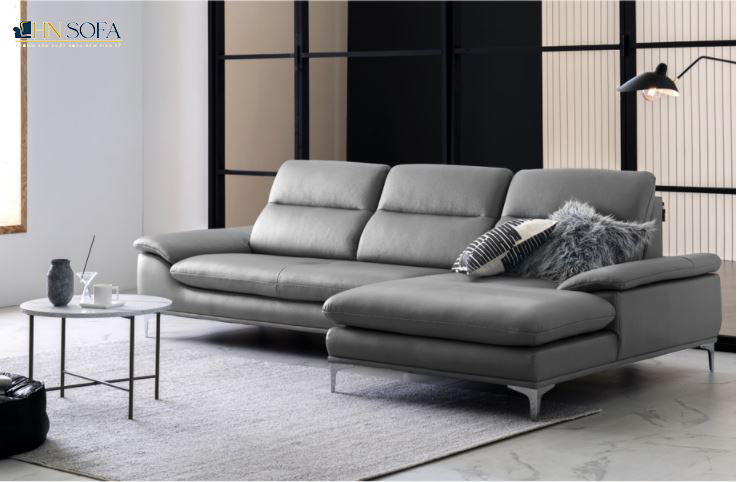 Mẫu sofa văng hiện đại da Nhật Bản HNS23 - Ảnh 4