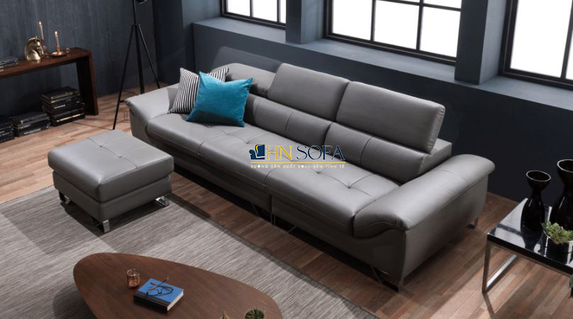 Sang trọng, hiện đại cùng mẫu sofa da Microfiber HNS71 - Ảnh 5