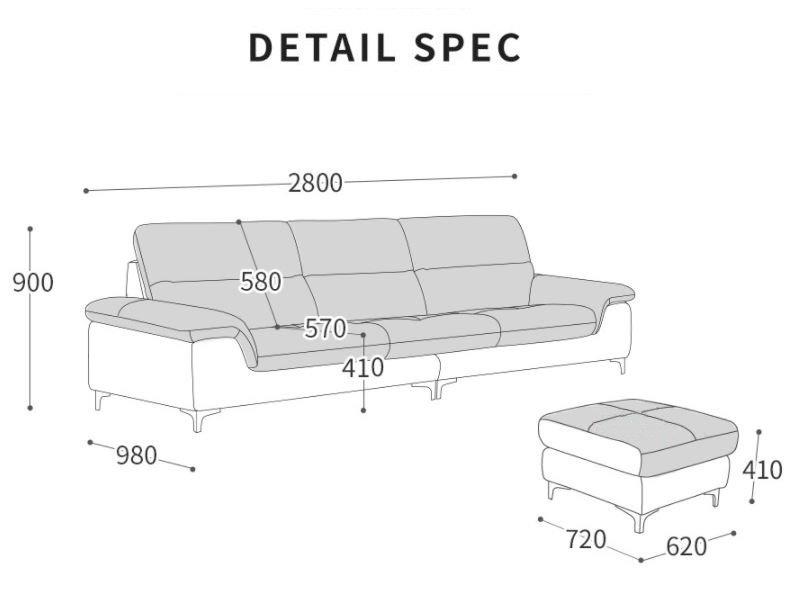 Trải nghiệm không gian quý phái và khoáng đạt cùng sofa văng HNS74 - Ảnh 5