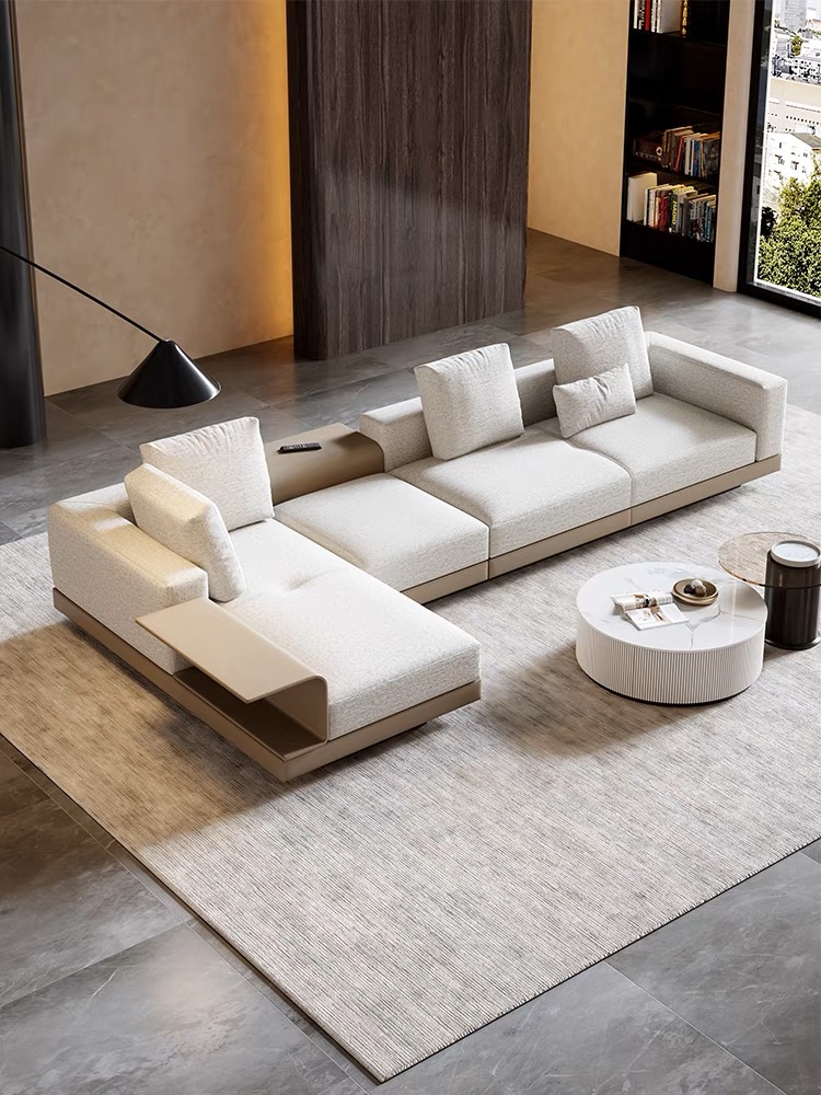 Sofa góc L HNS142 - Thiết kế đơn giản, hiện đại