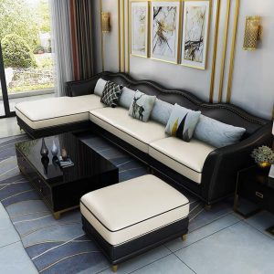 Alternative view of Sofa tân cổ điển góc L HNS153. Sang trọng, bề thế