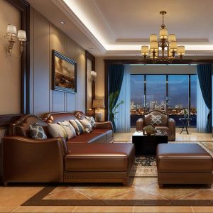 Alternative view of Sofa tân cổ điển góc L HNS154. Lịch lãm và đẳng cấp