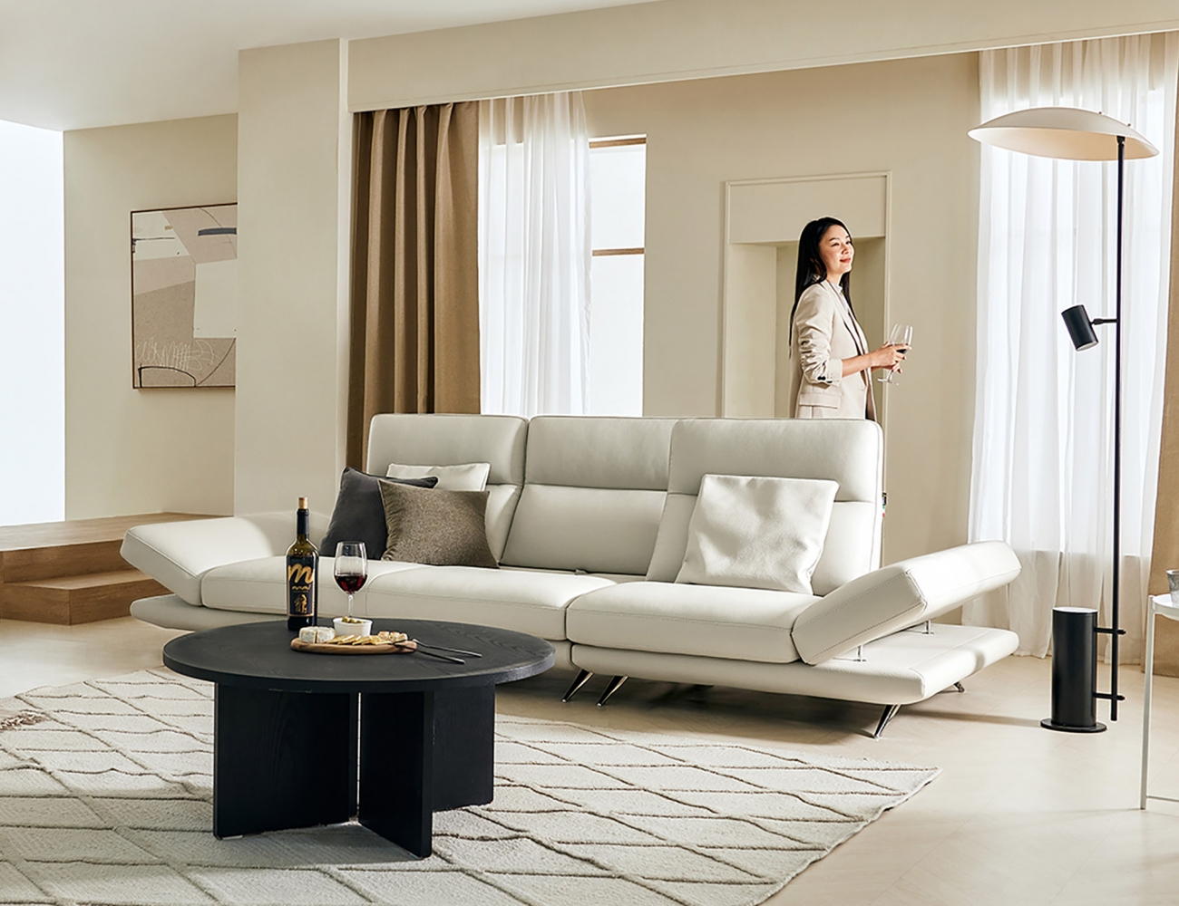 Sofa văng HNS157. Hiện đại và tiện nghi - Ảnh 2