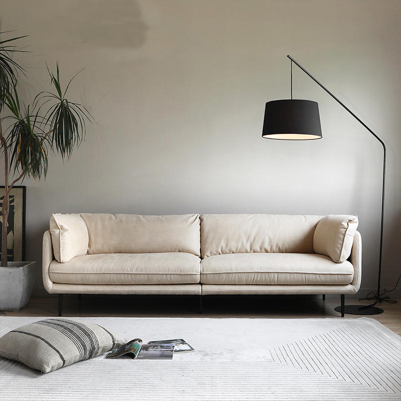 Sofa văng HNS165 bọc nỉ Hàn Quốc