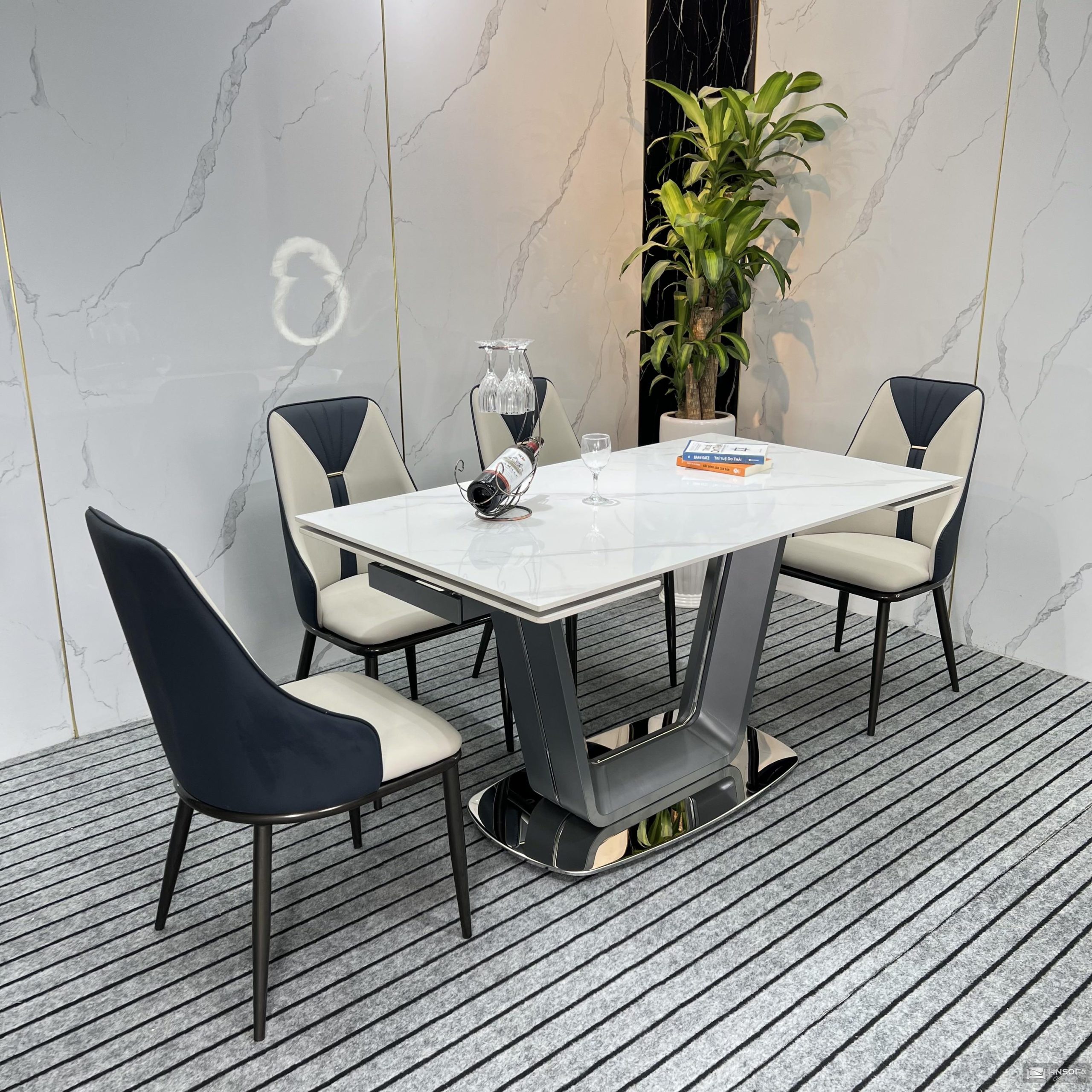 Bộ bàn ghế ăn nhập khẩu HN-BA14 - Ảnh 3