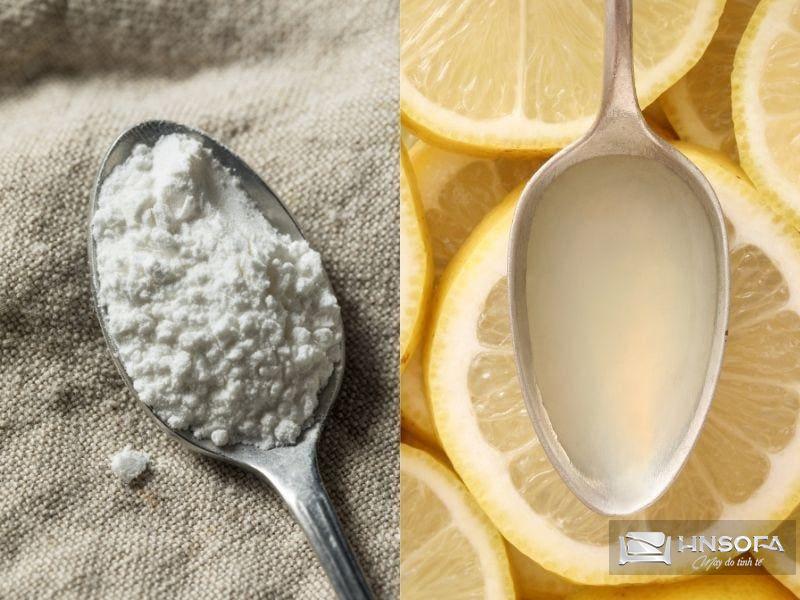 Làm sạch ghế da trắng bằng chanh và bột cream of tartar