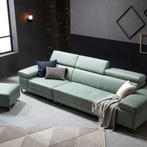 Mẫu sofa giả da Malaysia hiện đại HNS06