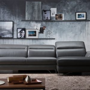 Alternative view of Mẫu sofa góc L màu nâu sang trọng HNS07