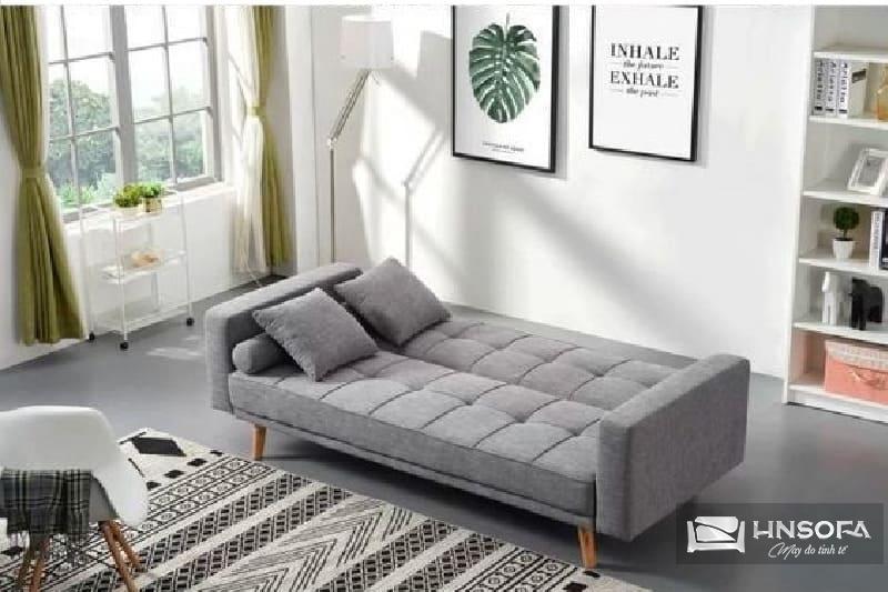 Mẫu sofa đệm cao cấp chân gỗ đẹp