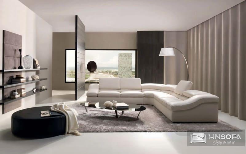 Mẫu sofa tối giản cho phòng khách nhỏ 15m2