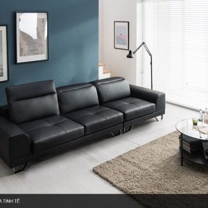 Mẫu sofa văng da Ý hiện đại HNS03