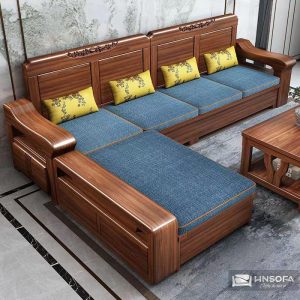 Alternative view of Sofa Gỗ Cao Cấp HNW02